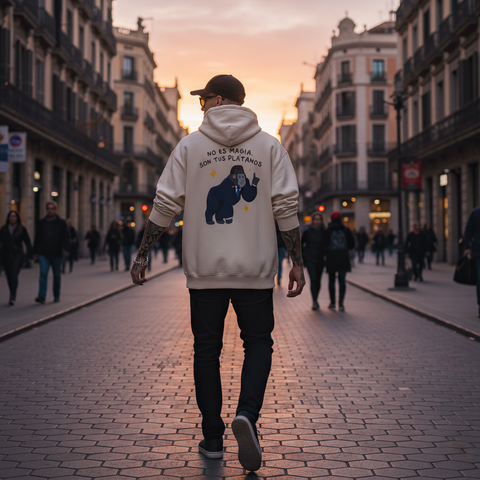 Sudadera "No es magia, son tus plátanos"